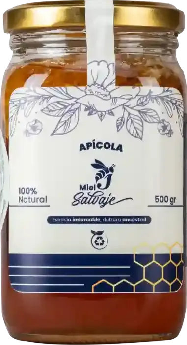 Miel de Abeja Orgánica Cruda 500 gr
