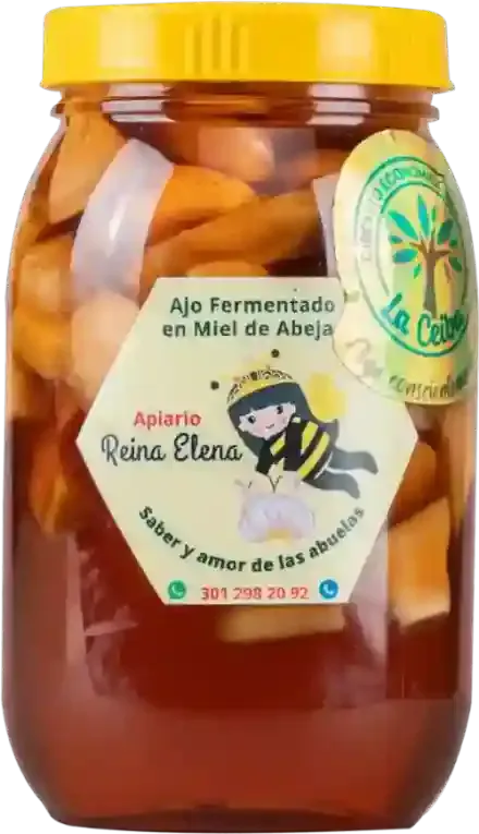 Miel de Abeja Infusionada en Ajo 370 gr
